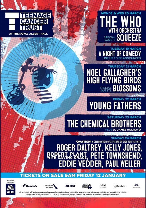 TEENAGE CANCER TRUST 2024 Poster
