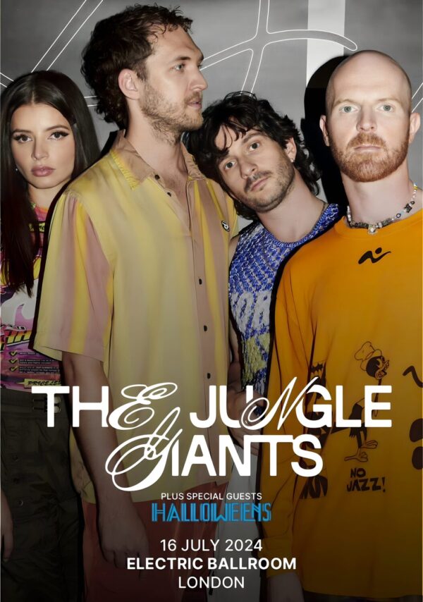 THE JUNGLE GIANTS 2024 Tour: LONDON Poster