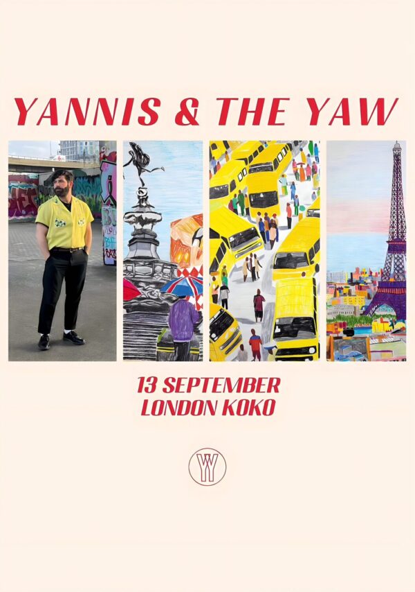 YANNIS & THE YAW 2024 Tour: LONDON Koko Poster
