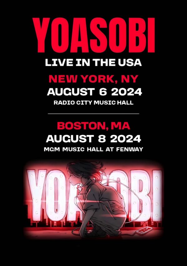 YOASOBI 2024 Tour: NEW YORK - BOSTON Poster