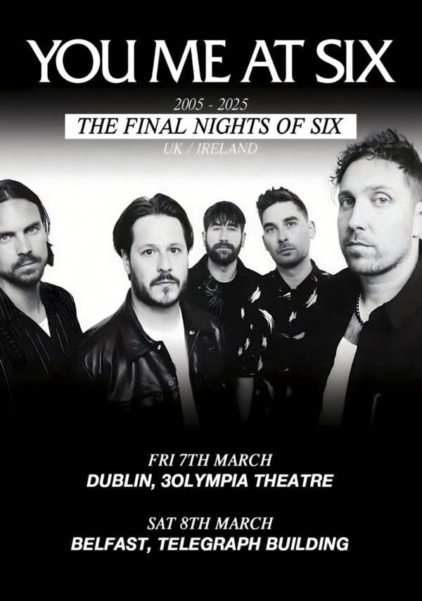 YOU ME AT SIX DUBLIN - BELFAST Poster