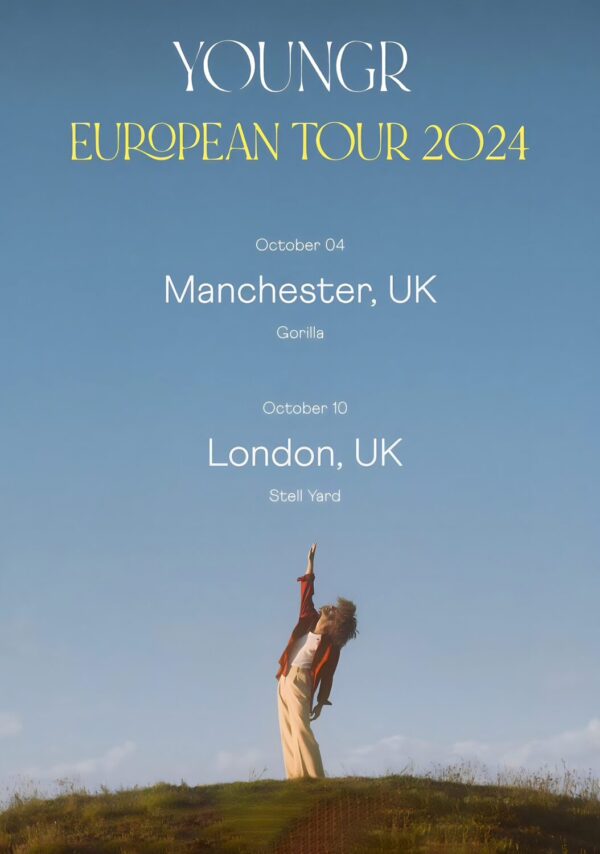 YOUNGR 2024 UK Tour: MANCHESTER - LONDON Poster