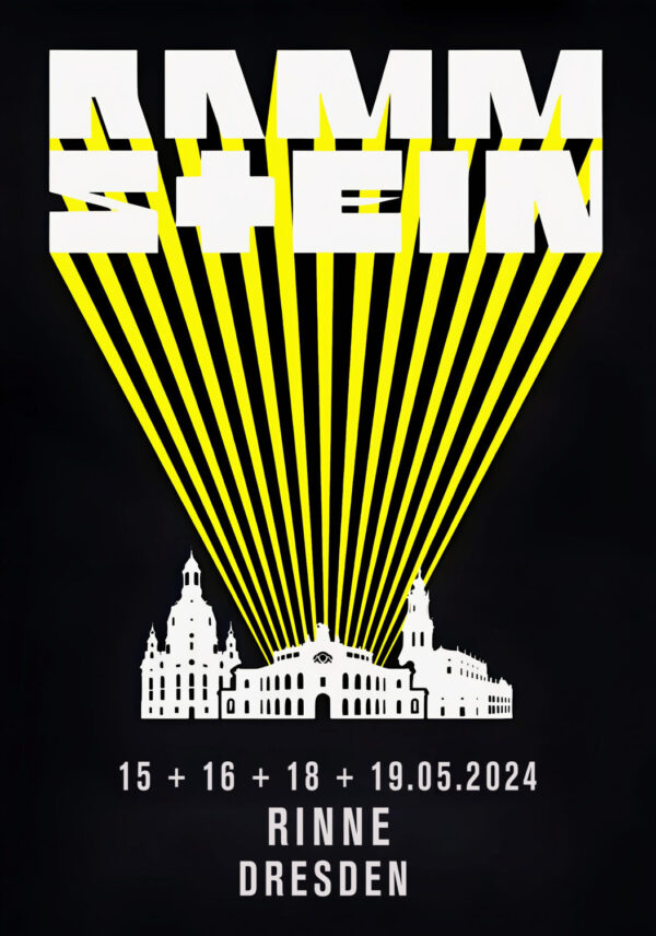 RAMMSTEIN Europe Stadium Tour 2024: DRESDEN, Rinne Poster Print