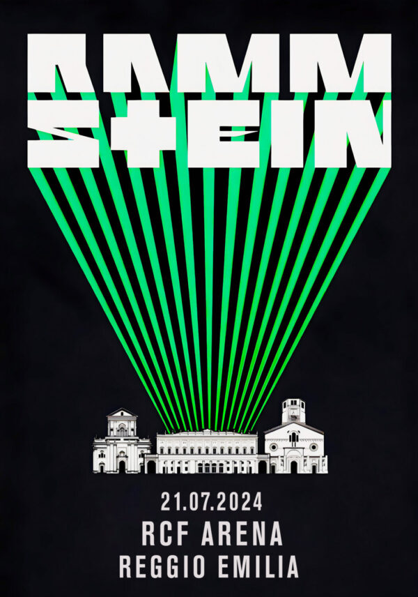 RAMMSTEIN Europe Stadium Tour 2024: REGGIO EMILIA, RCF Arena Poster Print