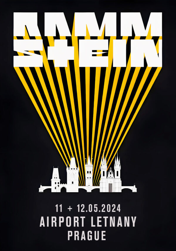 RAMMSTEIN Europe Stadium Tour 2024: PRAGUE, Airport Letňany Poster Print