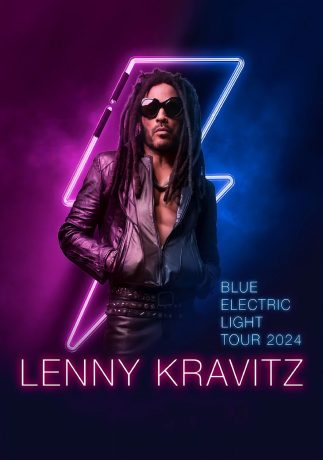 LENNY KRAVITZ Blue Electric Light 2024 World Tour Poster