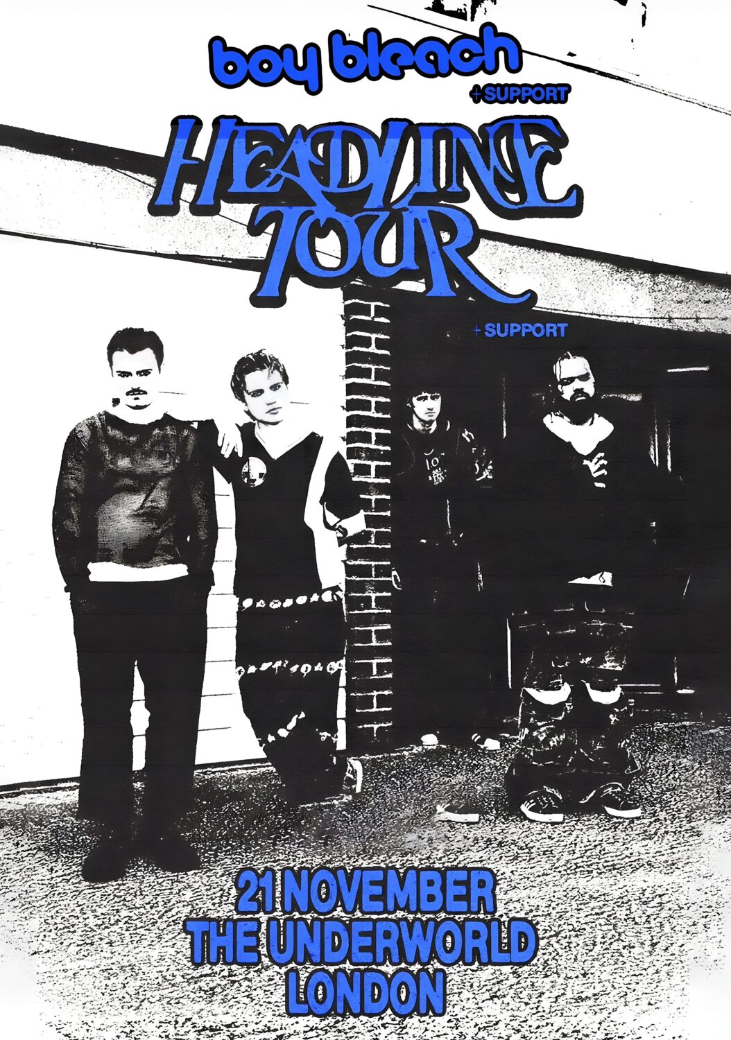 BOY BLEACH Headline 2024 UK Tour: LONDON The Underworld Poster