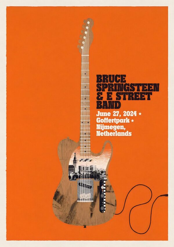BRUCE SPRINGSTEEN & E Street Band 2024 World Tour: NIJMEGEN Goffertpark - 27 June 2024 Poster Print