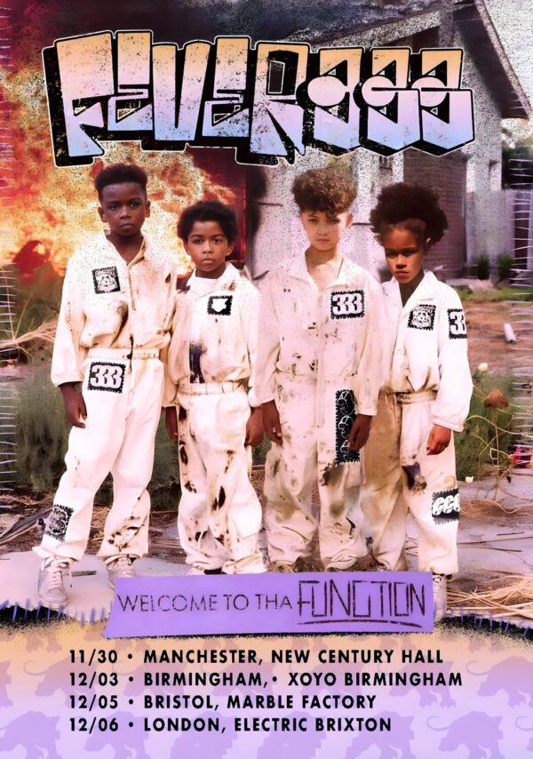 FEVER 333 Welcome To The Function 2024 UK Tour Poster