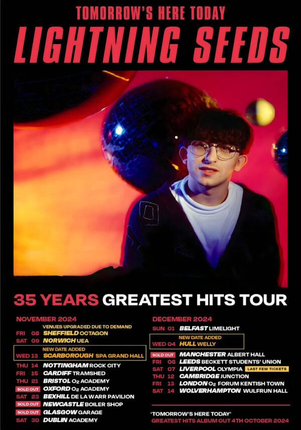 LIGHTNING SEEDS 2024 Tour Poster