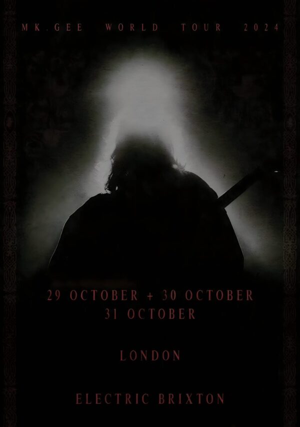 MK.GEE 2024 World Tour LONDON Electric Brixton Poster