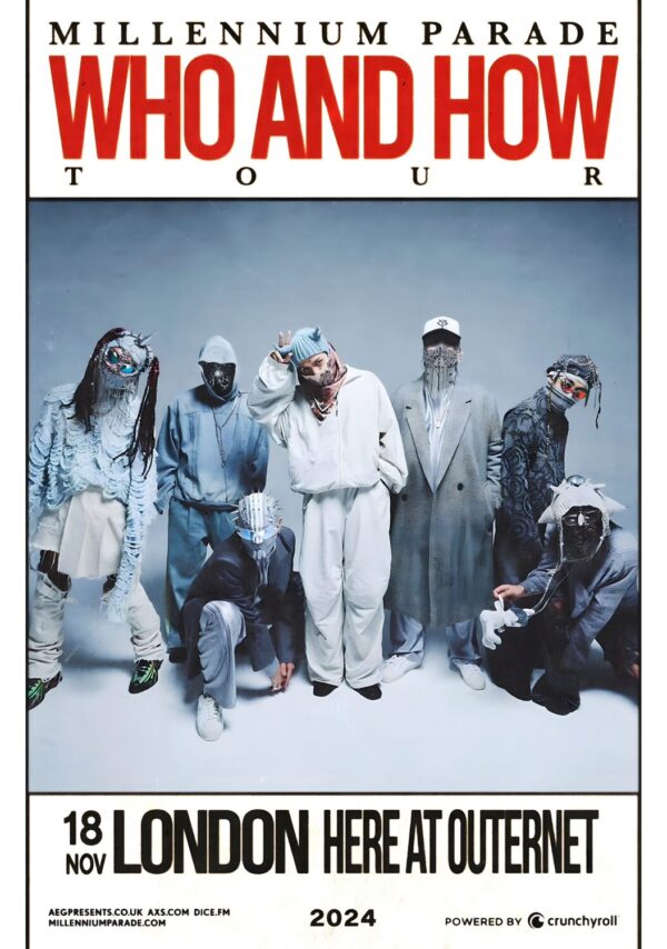 MILLENNIUM PARADE 2024 UK Tour LONDON Poster