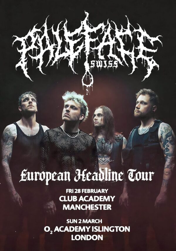 PALEFACE SWISS 2025 UK Tour Poster