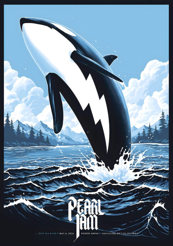 PEARL JAM Dark Matter 2024 Tour: VANCOUVER, Rogers Arena - 4 May 2024 Poster