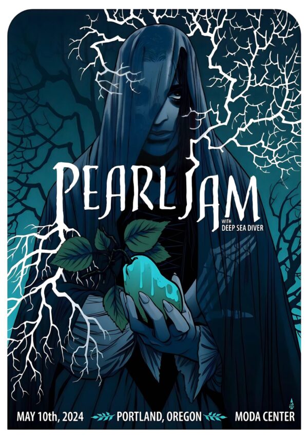 PEARL JAM Dark Matter 2024 Tour: PORTLAND Moda Center - 10 May 2024 Poster
