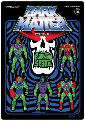 PEARL JAM Dark Matter 2024 Tour SEATTLE Poster pearl-jam-dark-matter-2024-tour-seattle-poster