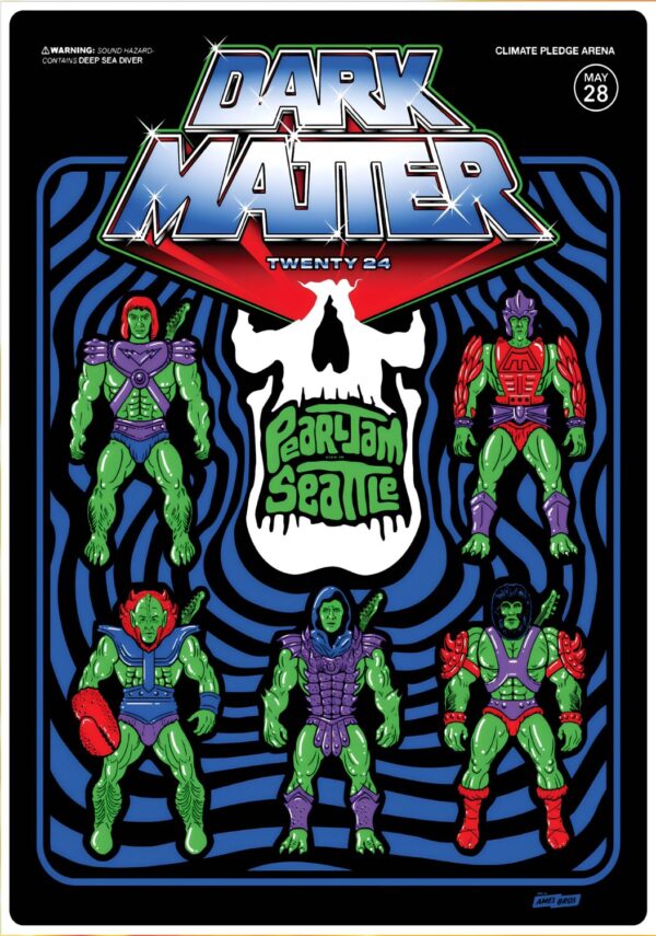 PEARL JAM Dark Matter 2024 Tour: SEATTLE Climate Pledge Arena - 28 May 2024 Poster