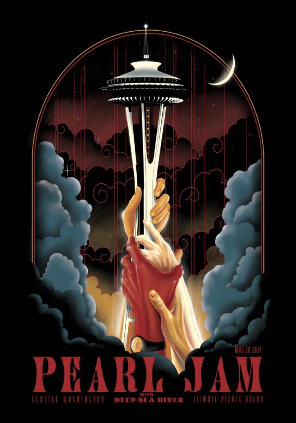 PEARL JAM Dark Matter 2024 Tour: EATTLE Climate Pledge Arena - 30 May 2024 Poster