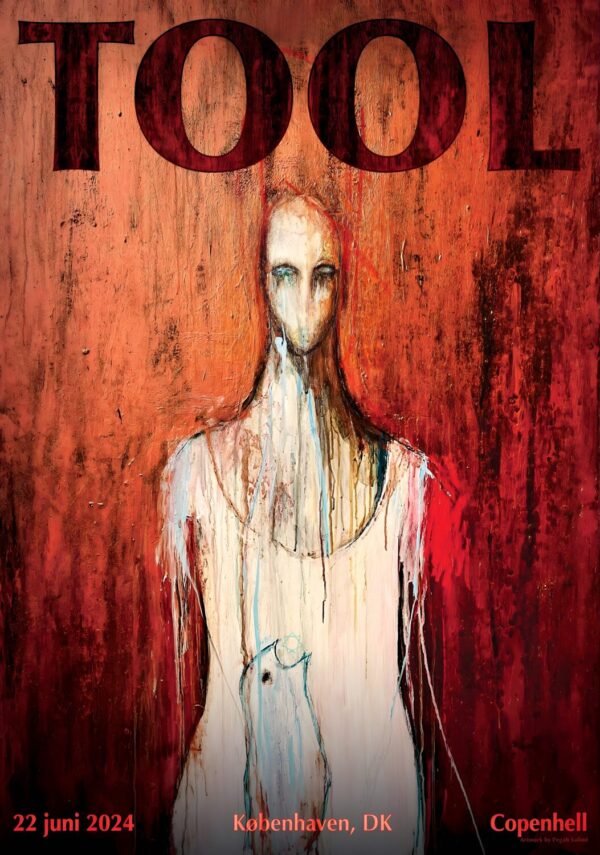 TOOL (band) 2024 Europe Tour COPENHAGEN Poster