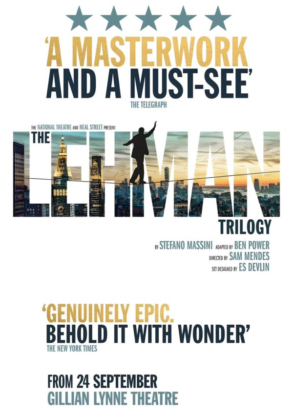 THE LEHMAN TRILOGY Musical Theatre Poster