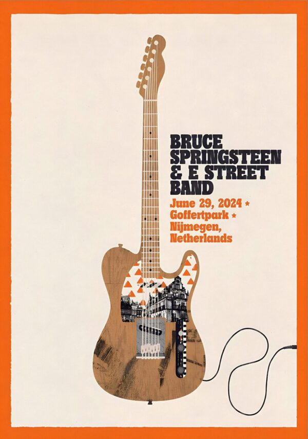 BRUCE SPRINGSTEEN & E Street Band 2024 World Tour: NIJMEGEN Goffertpark - 29 June 2024 Poster Print
