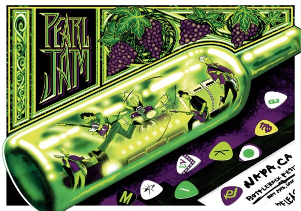 PEARL JAM Dark Matter 2024 Tour: NAPA Bottlerock Festival - 25 May 2024 Poster