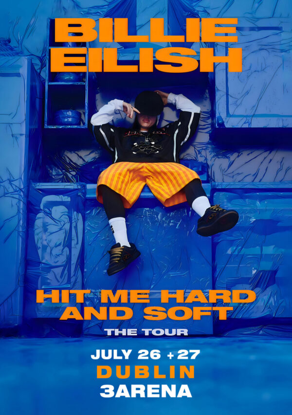 BILLIE EILISH Hit Me Hard & Soft 2025 Tour: DUBLIN 3Arena Poster Print