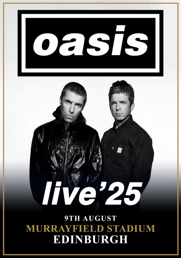OASIS live 2025 Reunion Tour: EDINBURGH Murrayfield Stadium - 9 August 2025 Poster Print