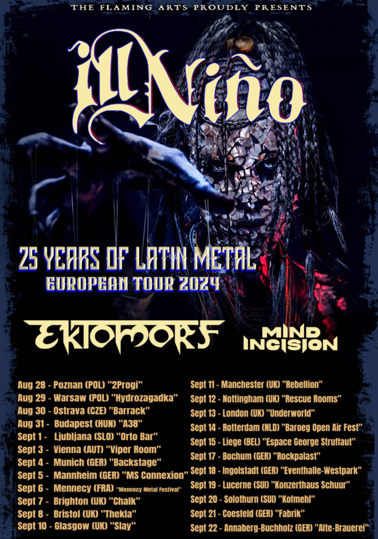 ILL NIÑO American UK - European Tour Poster