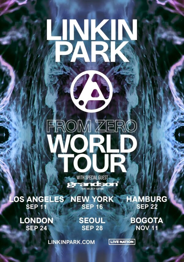 LINKIN PARK From Zero 2024 World Tour Poster Print