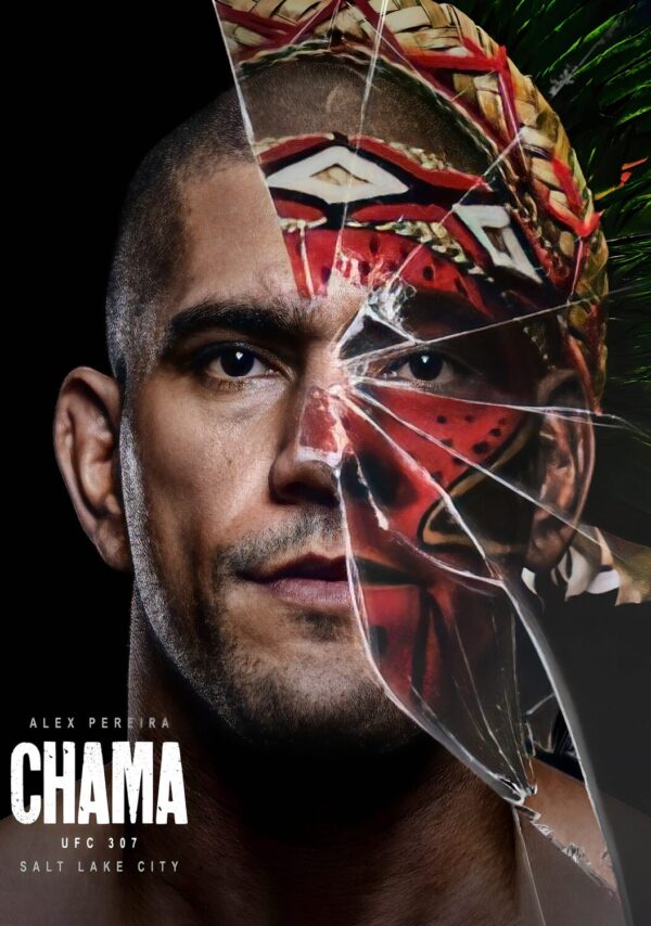 ALEX PEREIRA Light Heavyweight Champion UFC Fight Poster