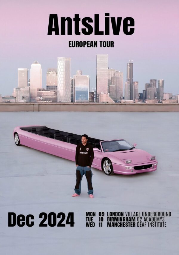 ANTSLIVE Real Life 2024 December UK Tour Poster