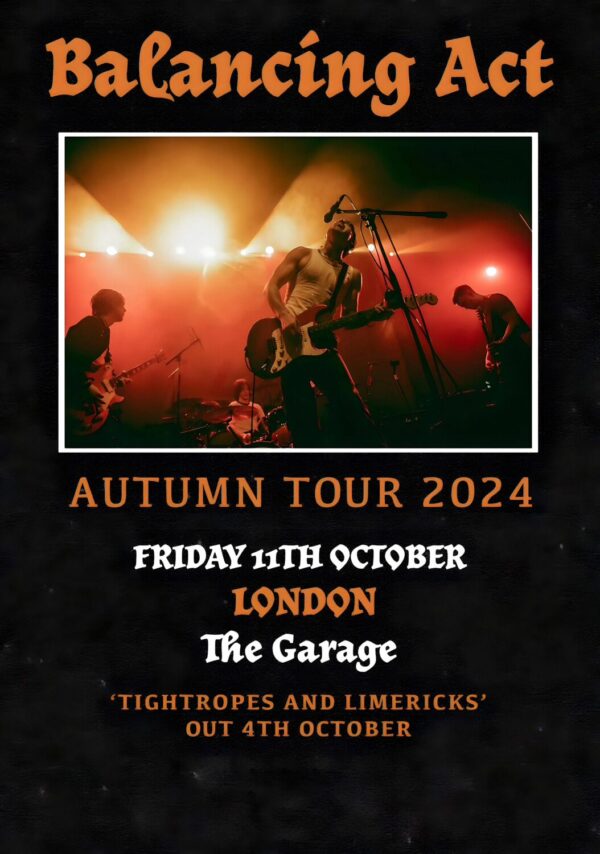 BALANCING ACT 2024 Tour LONDON Garage Poster Print