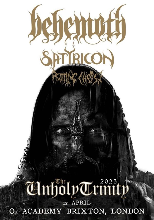 BEHEMOTH 2025 Tour LONDON Brixton Academy Poster