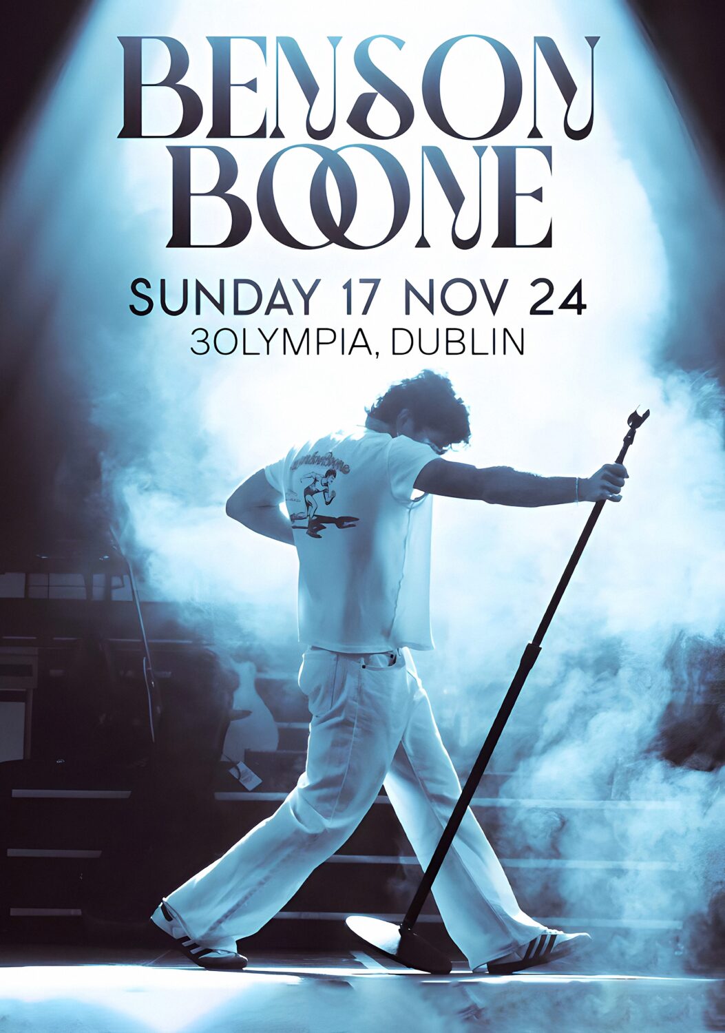 BENSON BOONE 2024 Tour DUBLIN 3Olympia Poster