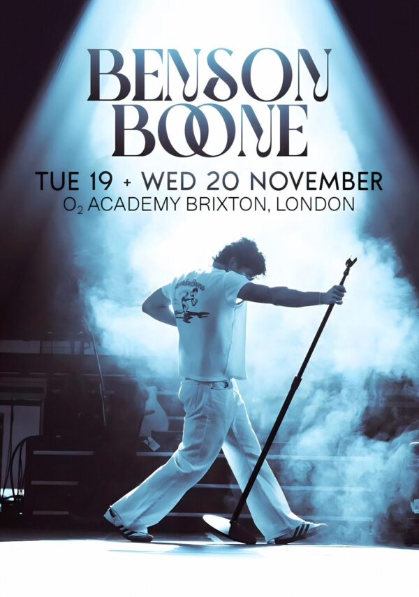 BENSON BOONE Tour LONDON Brixton Academy Poster