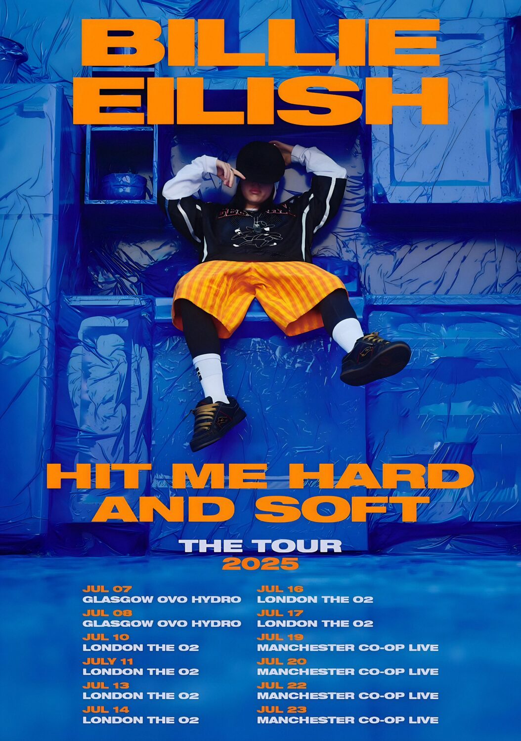 Billie Eilish Hit Me Hard and Soft ポスター HIT ME HARD AND SOFT Green Poster - Billie Eilish | Store
