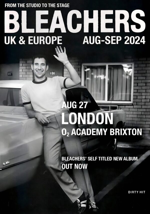 BLEACHERS (singer) A Stranger Desired 2024 Tour: LONDON Brixton Academy Poster Print