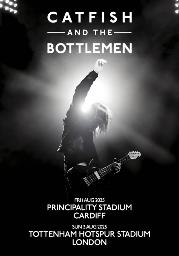 CATFISH & THE BOTTLEMEN Showtime 2025 UK Tour: CARDIFF - LONDON Poster