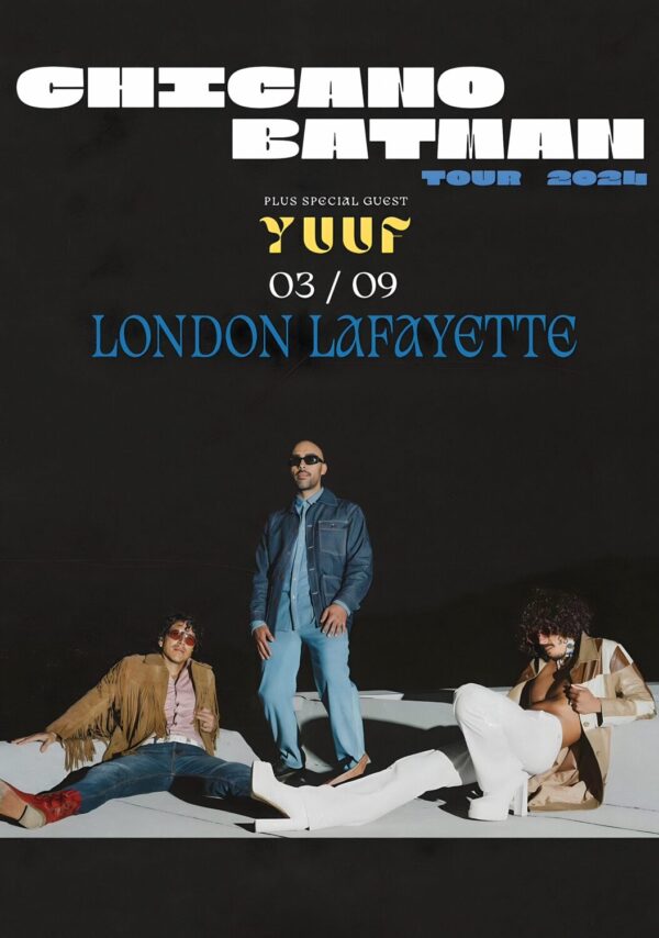 CHICANO BATMAN Notebook Fantasy 2024 UK Tour: LONDON Lafayette Poster Print