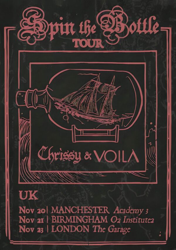 CHRISSY COSTANZA & VOIL 2024 UK Tour Poster