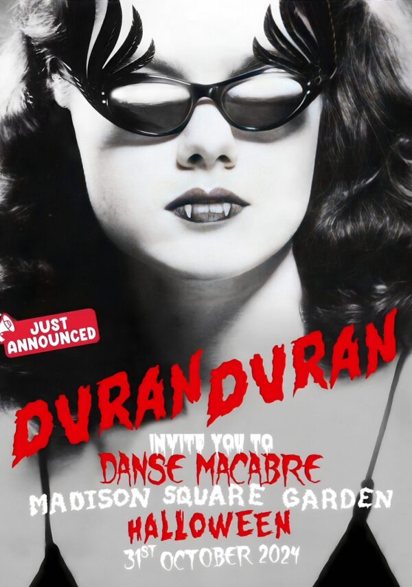 DURAN DURAN Present Dense Macabre 2024 Halloween Show: NEW YORK Madison Square Garden Poster