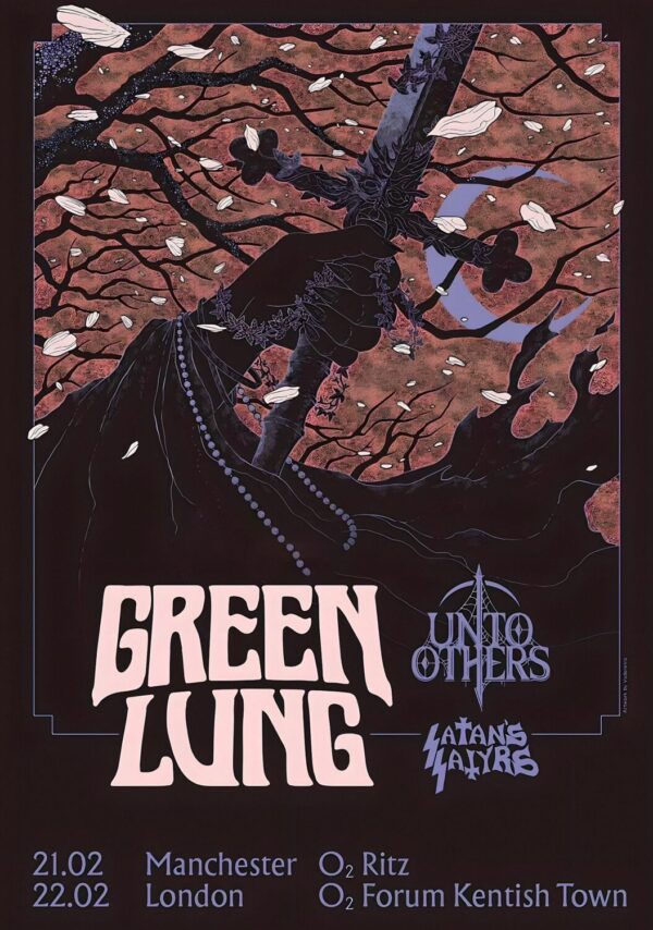 GREEN LUNG 2025 Tour MANCHESTER - LONDON Poster