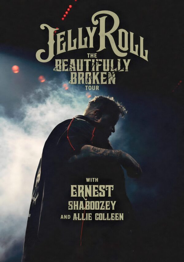 JELLY ROLL The Beautifully Broken 2024 Tour Poster