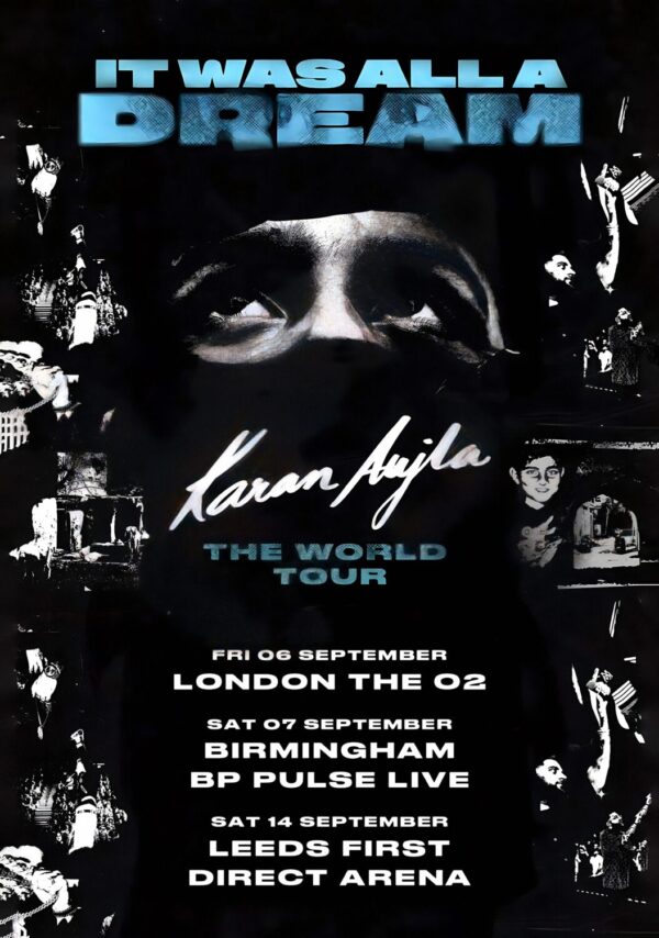 KARAN AUJLA It Was All A Dream 2024 Tour Poster