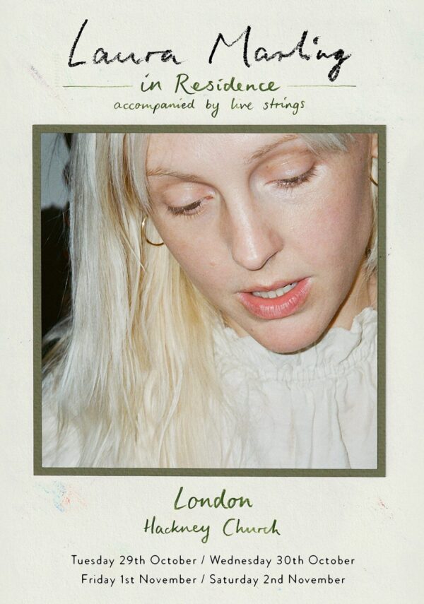 LAURA MARLING 2024 LONDON Hackney Church Poster