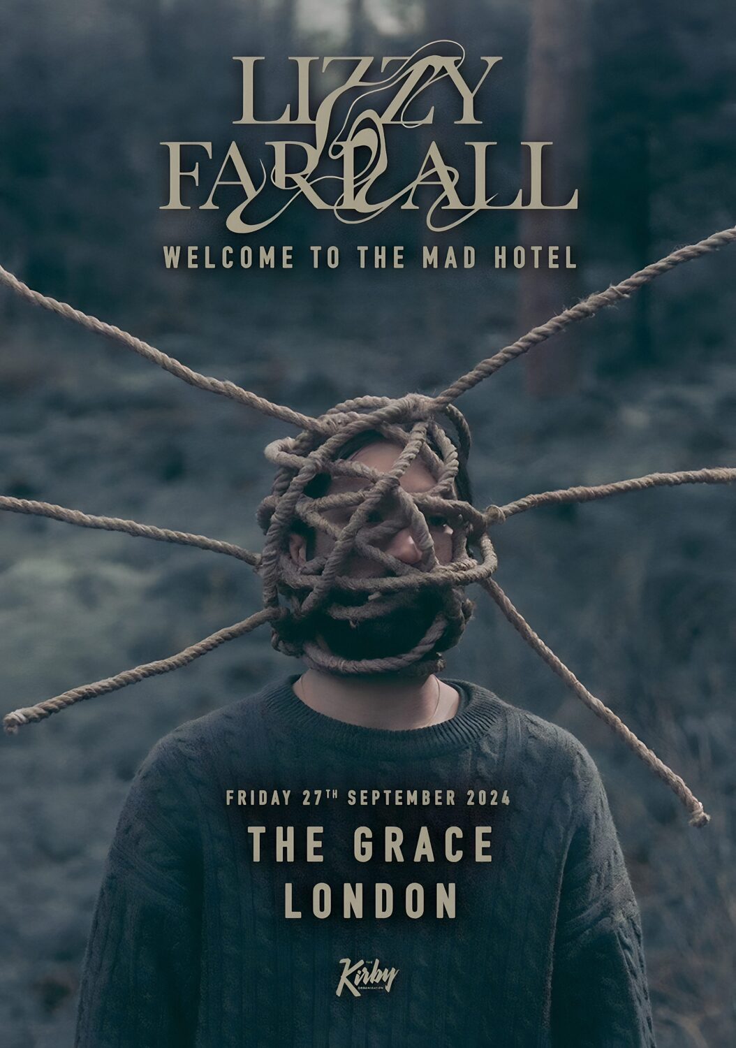 LIZZY FARRALL 2024 Tour LONDON The Grace Poster