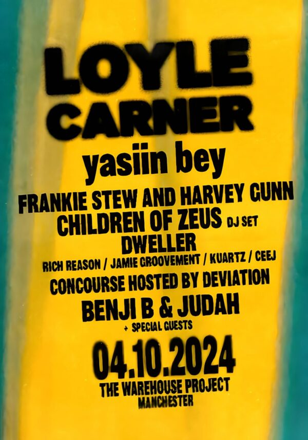 LOYLE CARNER 2024 MANCHESTER Poster