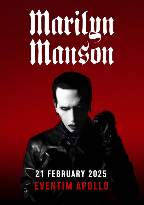 MARILYN MANSON One Assassination 2025 Tour: LONDON Eventim Apollo Poster Print