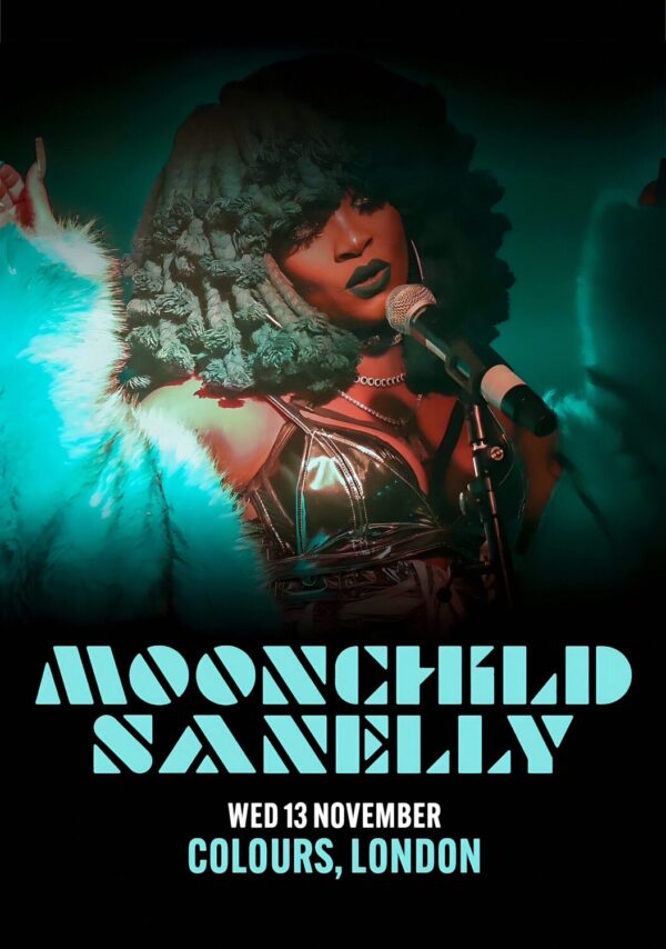MOONCHILD SANELLY 2024 Tour LONDON Colours Poster
